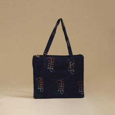 Handcrafted Cotton Quilted Handbag 47