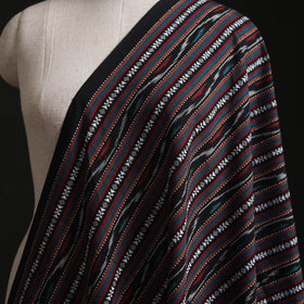 Black - Cotton Pochampally Dabi Ikat Fabric 08