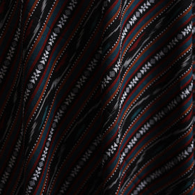 Black - Cotton Pochampally Dabi Ikat Fabric 08