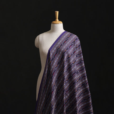 Purple - Cotton Pochampally Dabi Ikat Fabric 09