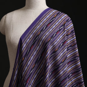 Purple - Cotton Pochampally Dabi Ikat Fabric 09