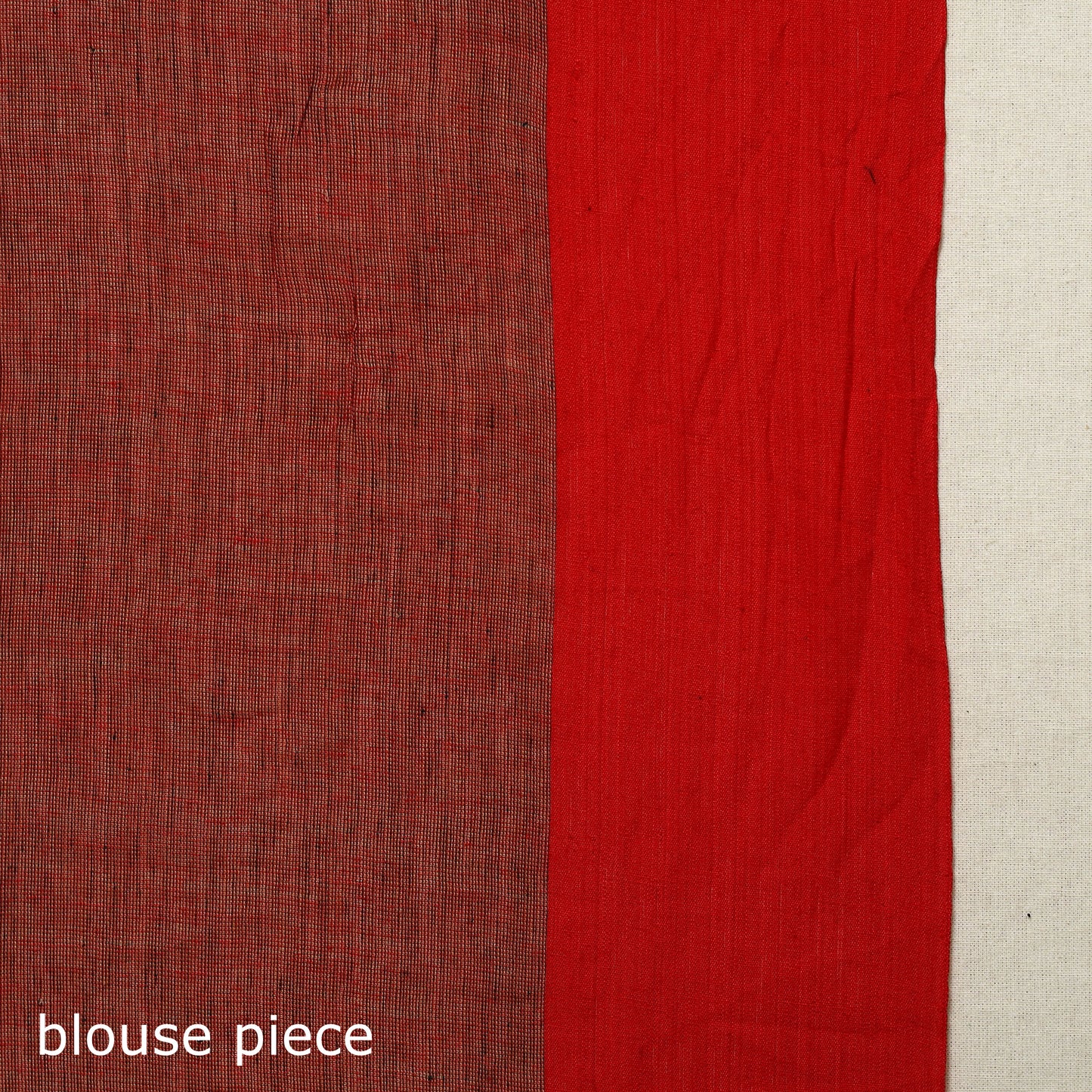 Brown - bengal woven border handloom cotton saree 06