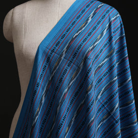 Blue - Cotton Pochampally Dabi Ikat Fabric 11