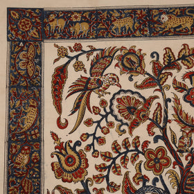Kalamkari art wall hanging with tree of life motif by pitchuka srinivas (72 x 60 in)