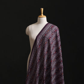 Purple - Cotton Pochampally Dabi Ikat Fabric 12