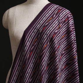 Purple - Cotton Pochampally Dabi Ikat Fabric 12