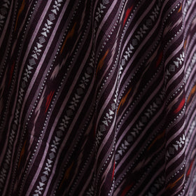 Purple - Cotton Pochampally Dabi Ikat Fabric 12