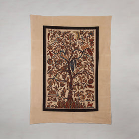 Kalamkari art wall hanging with tree of life motif by pitchuka srinivas (72 x 60 in)
