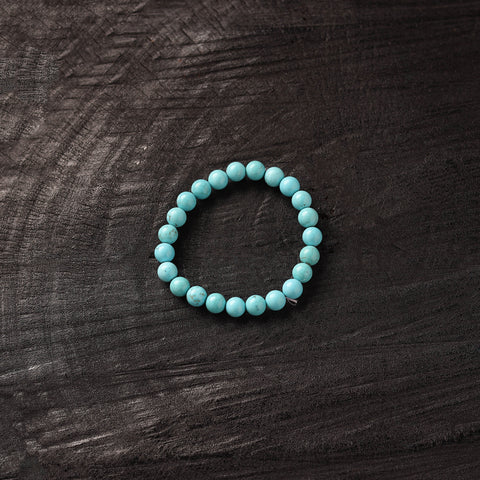 Handmade Turquoise Firoza Stone Beads Bracelet 01