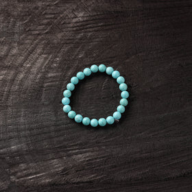 Handmade Turquoise Firoza Stone Beads Bracelet 01