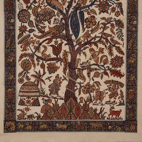 Kalamkari Art Wall Hanging with Tree of life Motif by Pitchuka Srinivas (72 x 60 in) 15