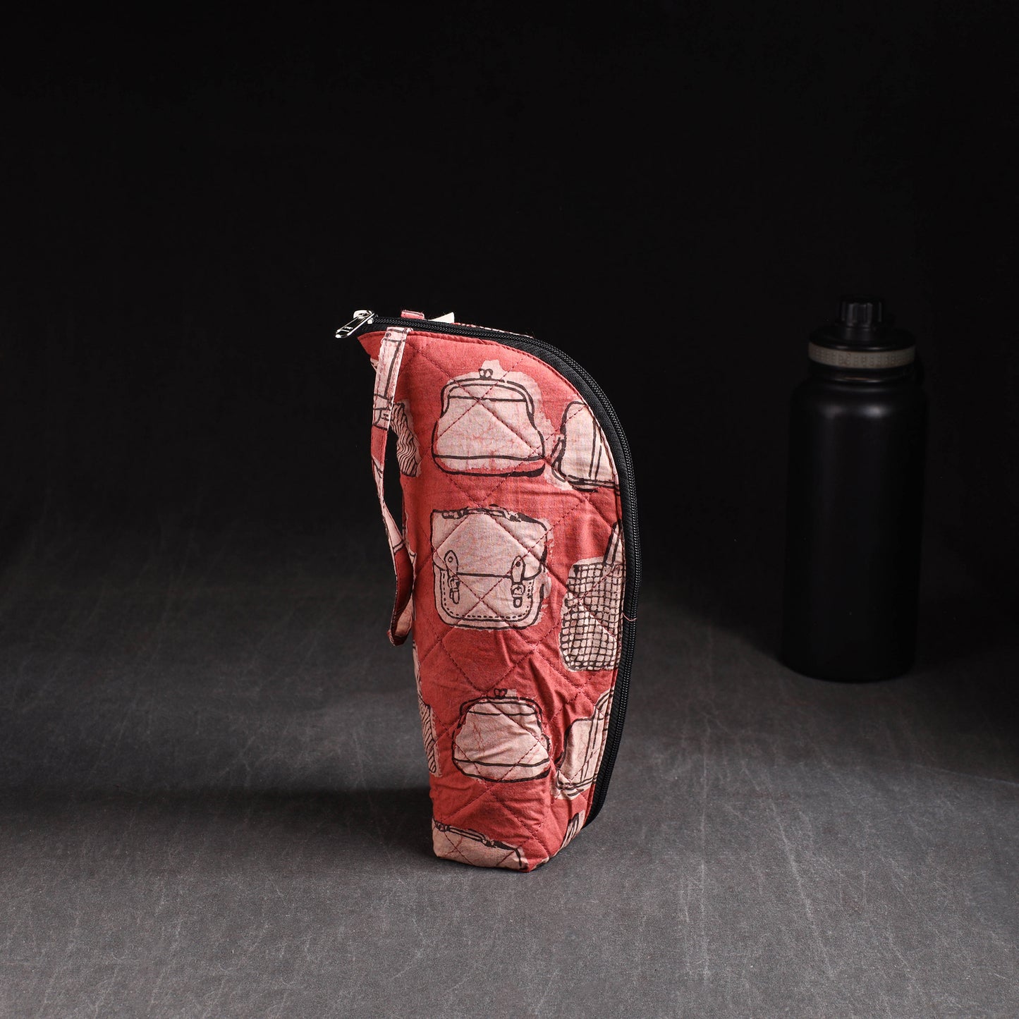 Handmade 1L Water Bottle Cover with Zipper 66
