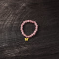 Handmade Crystal Beaded Bracelet with Butterfly Charm 11