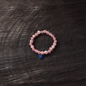 Handmade Crystal Beaded Bracelet with Butterfly Charm 12