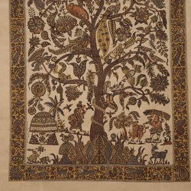 Kalamkari Art Wall Hanging with Tree of life Motif by Pitchuka Srinivas (72 x 60 in) 17