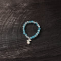 Handmade Crystal Beaded Bracelet with Moon Charm 14
