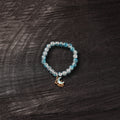 Handmade Crystal Beaded Bracelet with Moon Charm 15