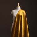 Yellow - Pure Mashru Silk Plain Fabric (Width - 46 in) 14