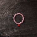 Handmade Crystal Beaded Bracelet with Butterfly Charm 17