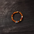 Handmade Crystal Beaded Bracelet with Tortoise Charm 22