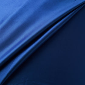 Blue - Pure Mashru Silk Plain Fabric (Width - 46 in) 18