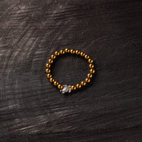 Handmade Crystal Beaded Bracelet with Tortoise Charm 24