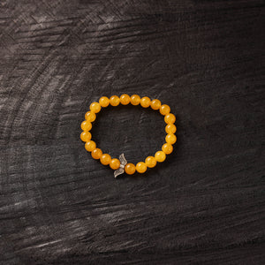Handmade Crystal Beaded Bracelet with Owl Charm 26