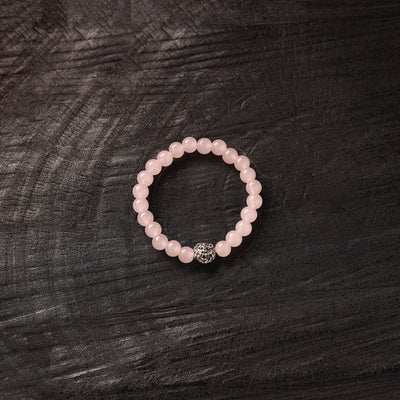 Handmade Crystal Beaded Bracelet with Lion Charm 27