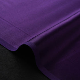 Purple - Pure Mashru Silk Plain Fabric (Width - 46 in) 15