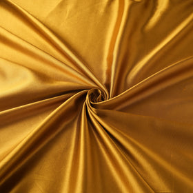 Yellow - Pure Mashru Silk Plain Fabric (Width - 46 in) 14