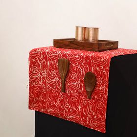 Handmade Fridge Top Cover with Multiple Pockets 14