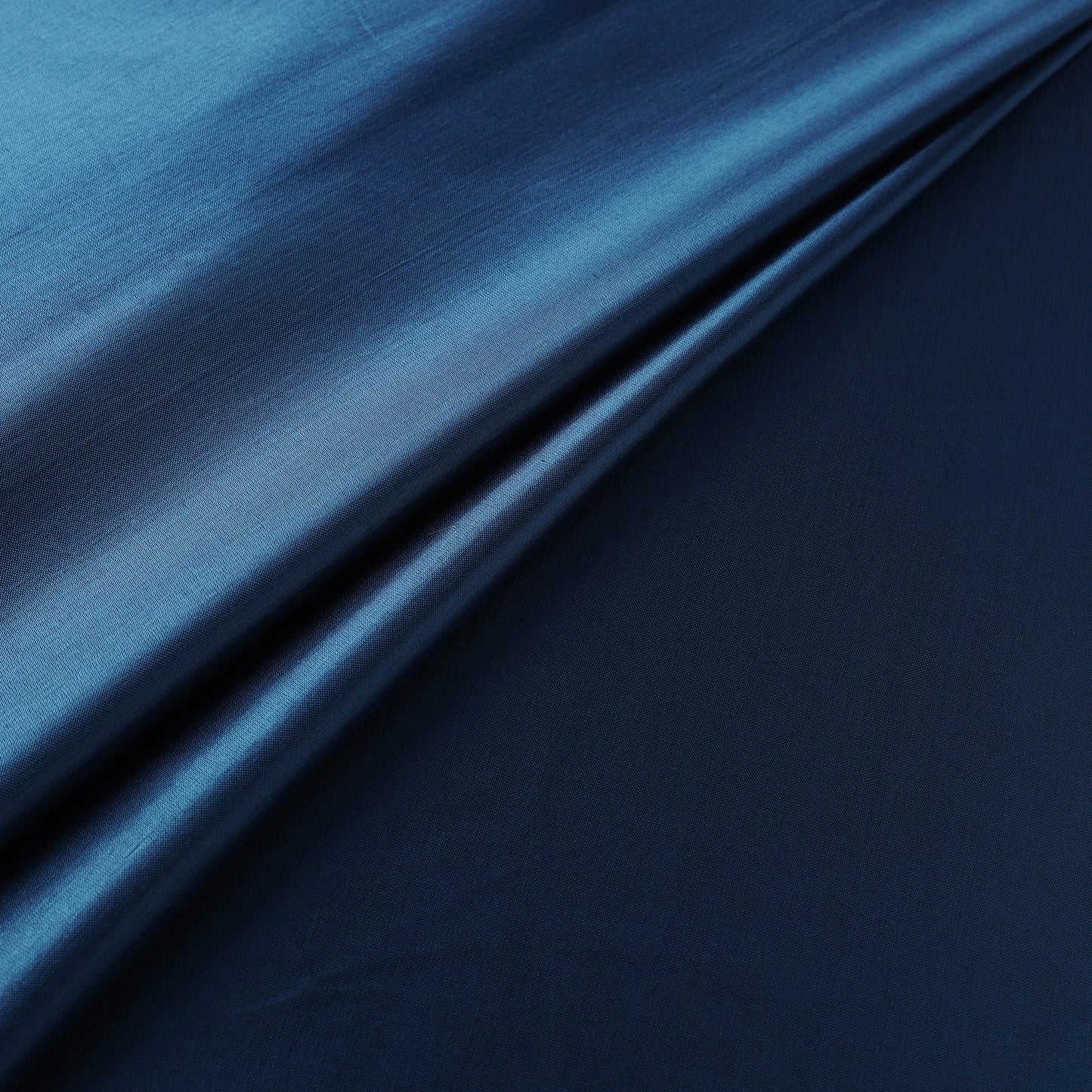 Blue - Pure Mashru Silk Plain Fabric (Width - 46 in) 13