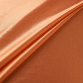 Orange - Pure Mashru Silk Plain Fabric (Width - 46 in) 12