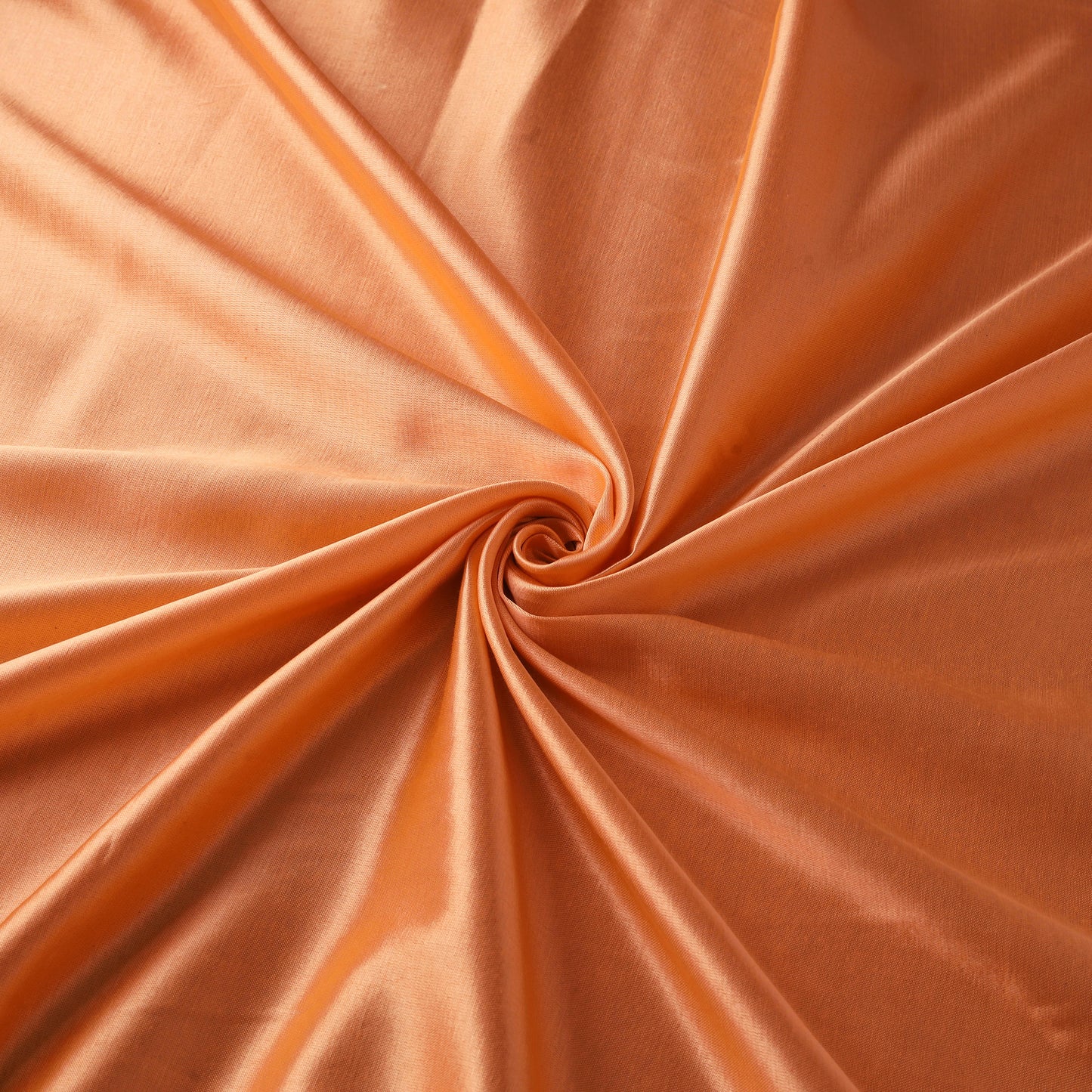 Orange - Pure Mashru Silk Plain Fabric (Width - 46 in) 12