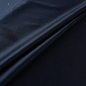 Blue - Pure Mashru Silk Plain Fabric (Width - 46 in) 11