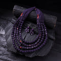 Handmade Fabart Beads Necklace & Earrings Set 02