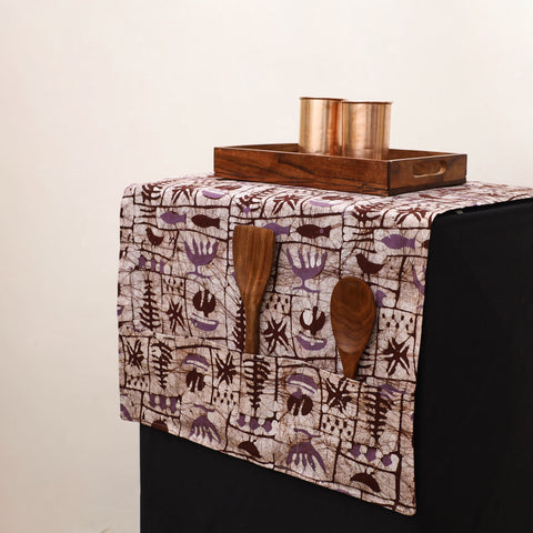 Handmade Fridge Top Cover with Multiple Pockets 21