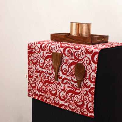 Handmade Fridge Top Cover with Multiple Pockets 22