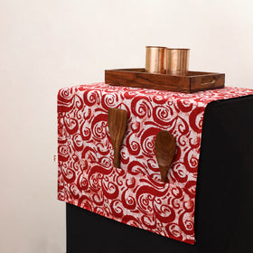 Handmade Fridge Top Cover with Multiple Pockets 22