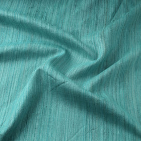 Blue - vidarbha tussar x ghicha silk handloom fabric 02