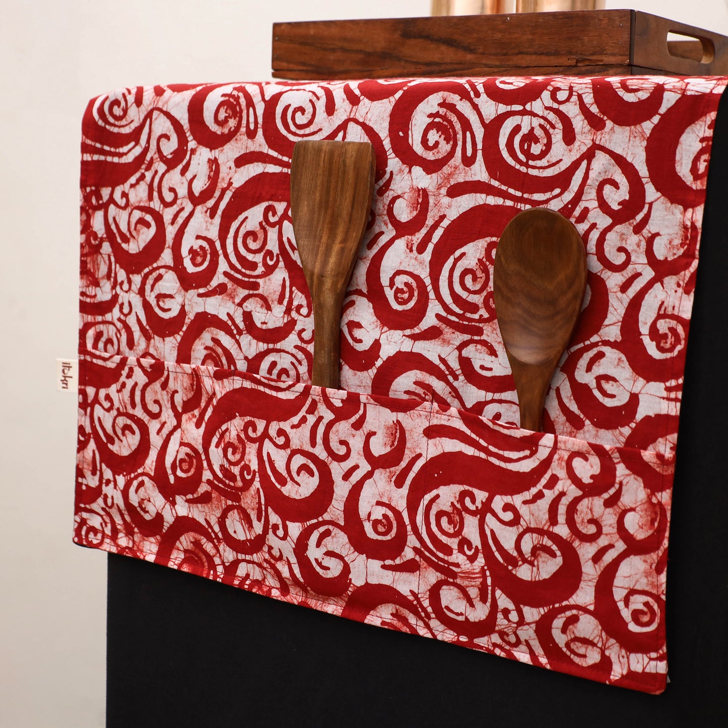 Handmade Fridge Top Cover with Multiple Pockets 22