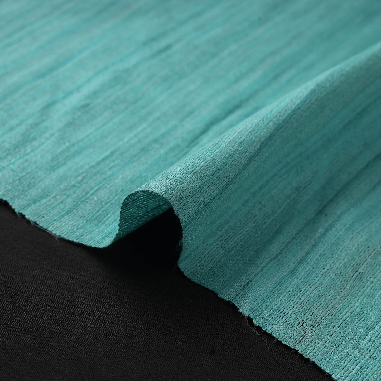 Blue - vidarbha tussar x ghicha silk handloom fabric 02