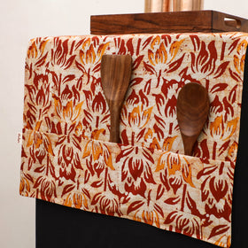 Handmade Fridge Top Cover with Multiple Pockets 23