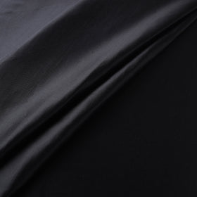 Black - Pure Mashru Silk Plain Fabric (Width - 46 in) 10