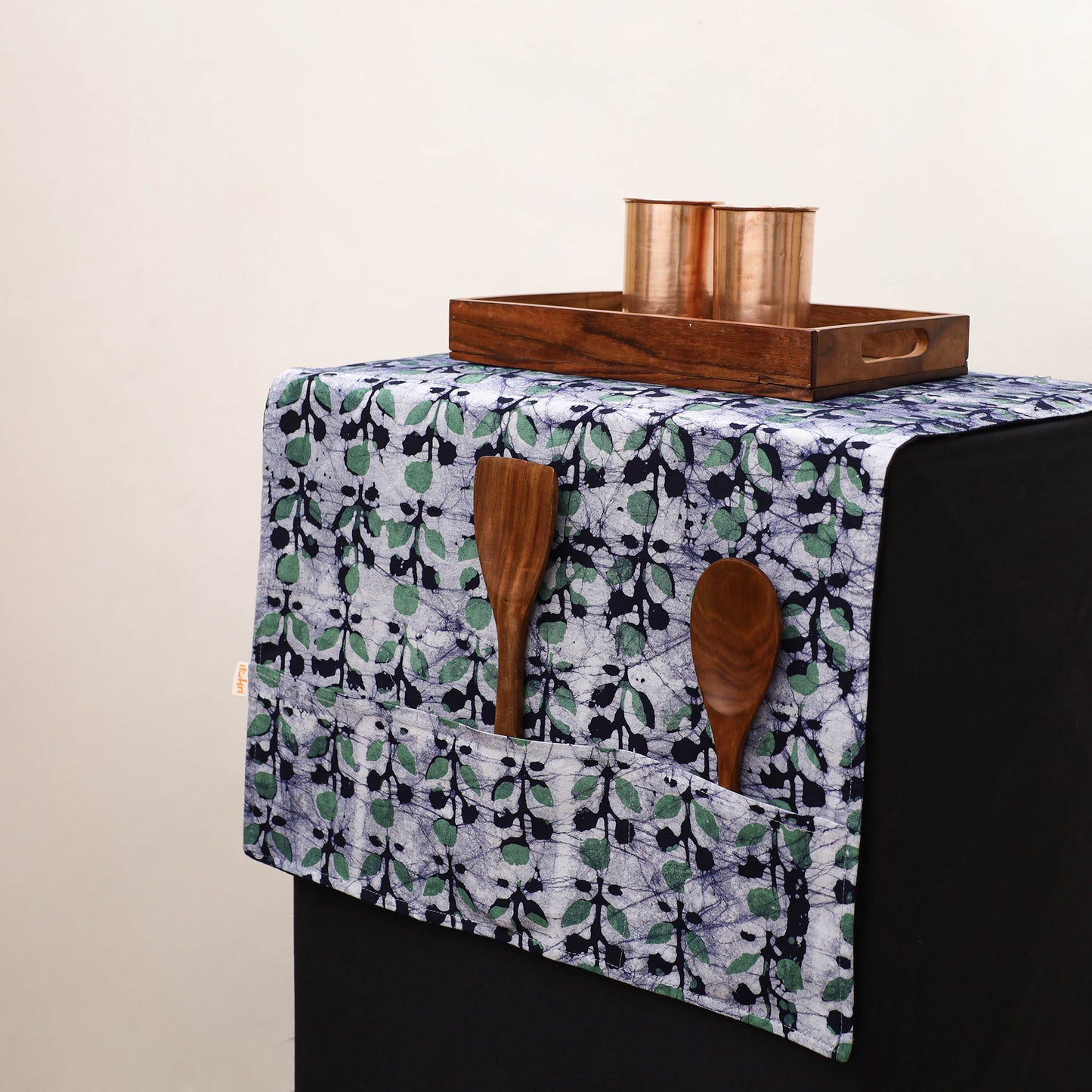 Handmade Fridge Top Cover with Multiple Pockets 24
