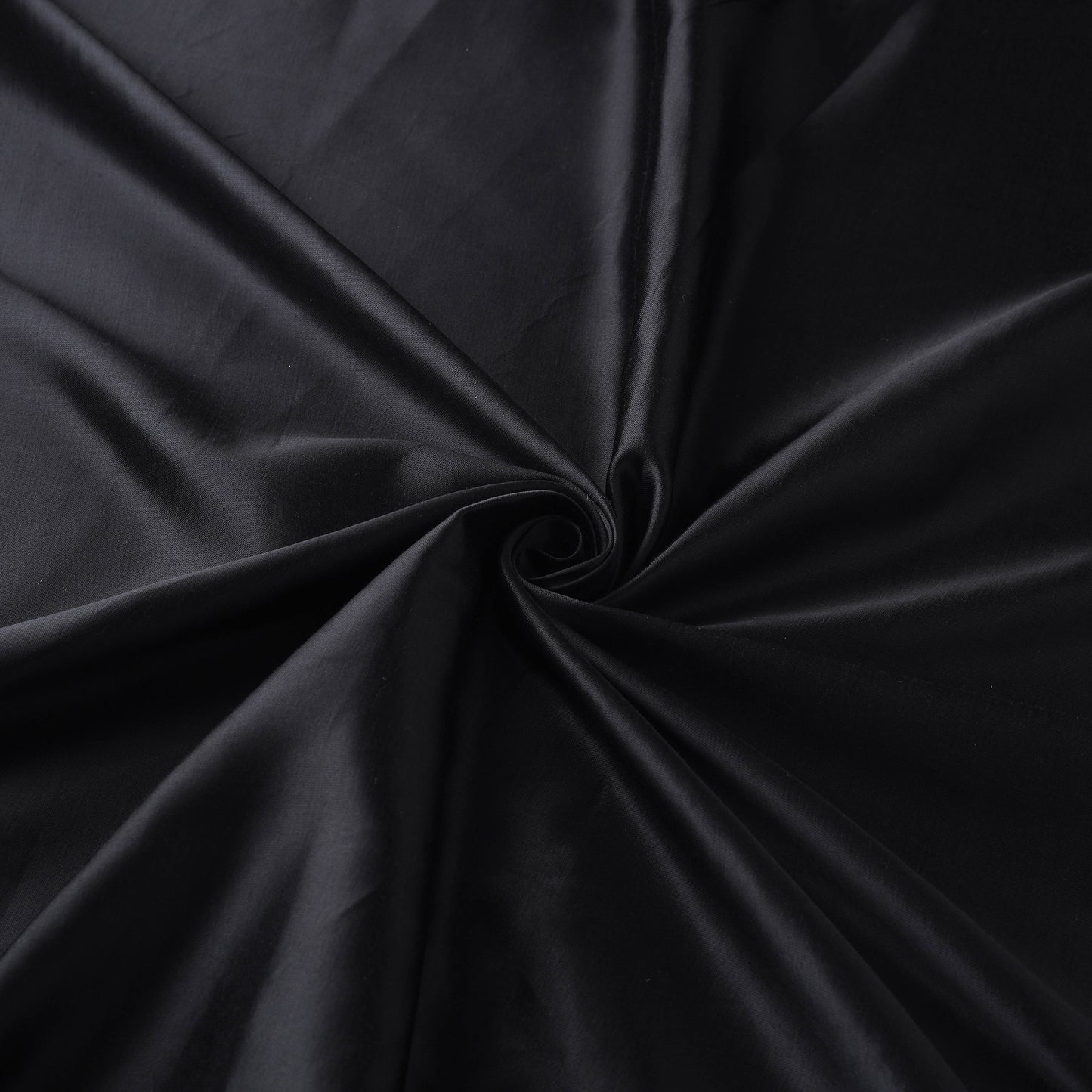 Black - Pure Mashru Silk Plain Fabric (Width - 46 in) 10