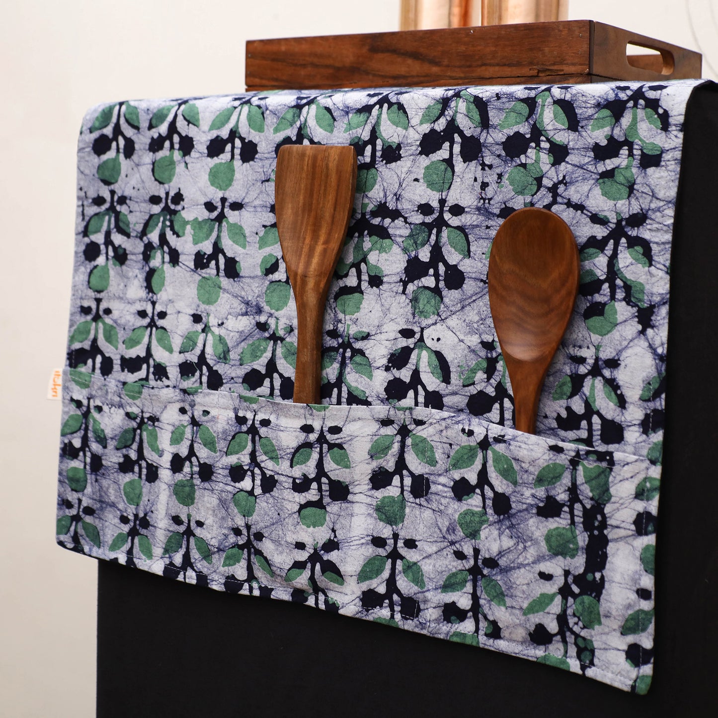 Handmade Fridge Top Cover with Multiple Pockets 24
