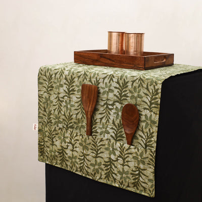 Handmade Fridge Top Cover with Multiple Pockets 27