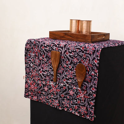 Handmade Fridge Top Cover with Multiple Pockets 28