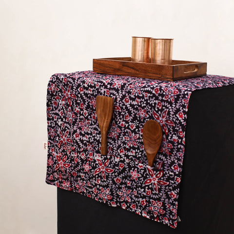 Handmade Fridge Top Cover with Multiple Pockets 28
